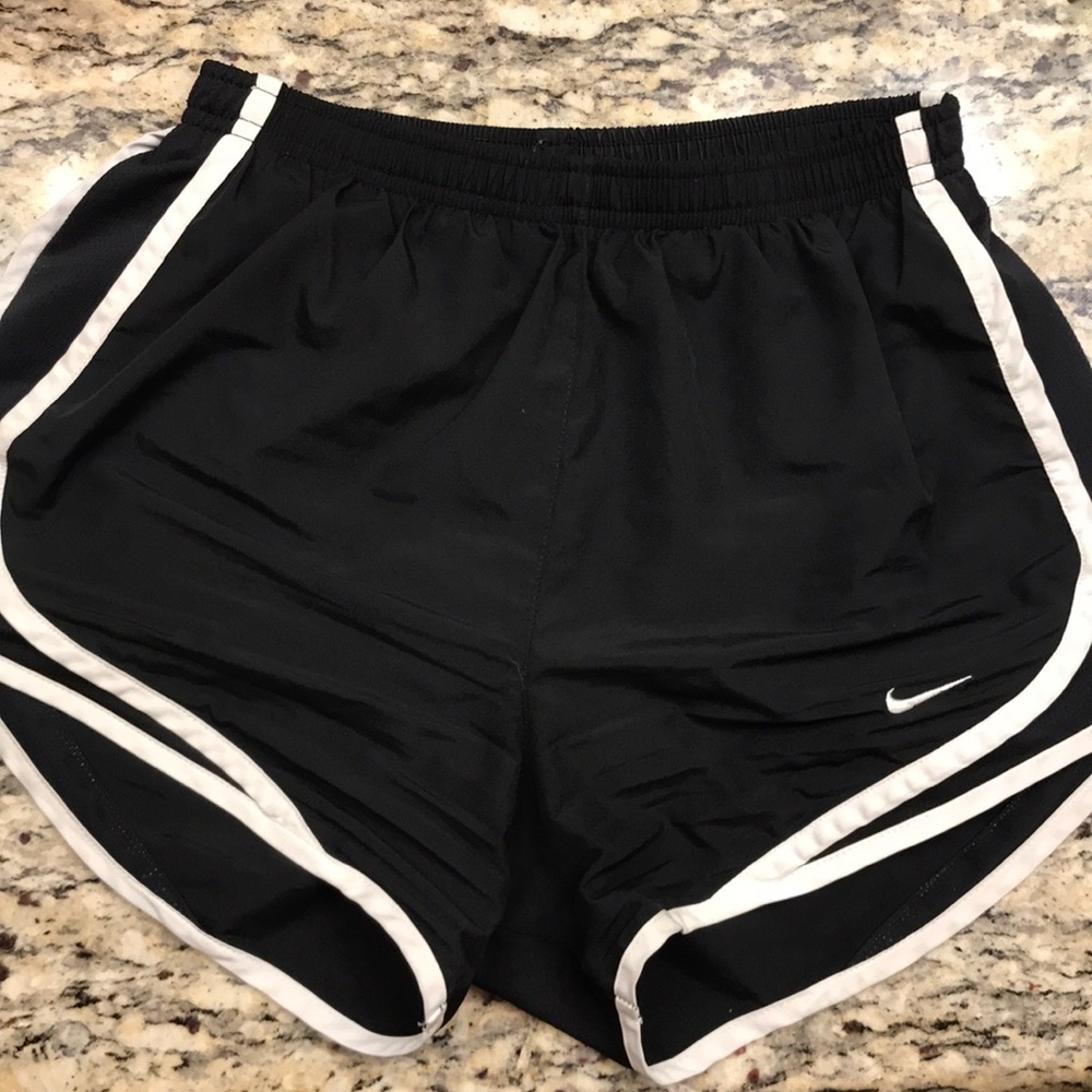 nike black dri fit tempo shorts